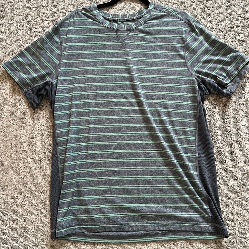 Lululemon Striped Athletic Tee